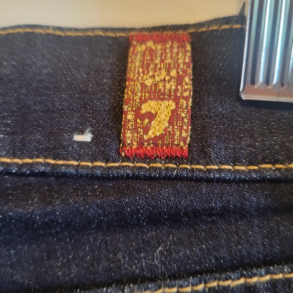 7 for All Mankind The Modern Straight Leg Jeans, Pristine Blue - Picture 5 of 9